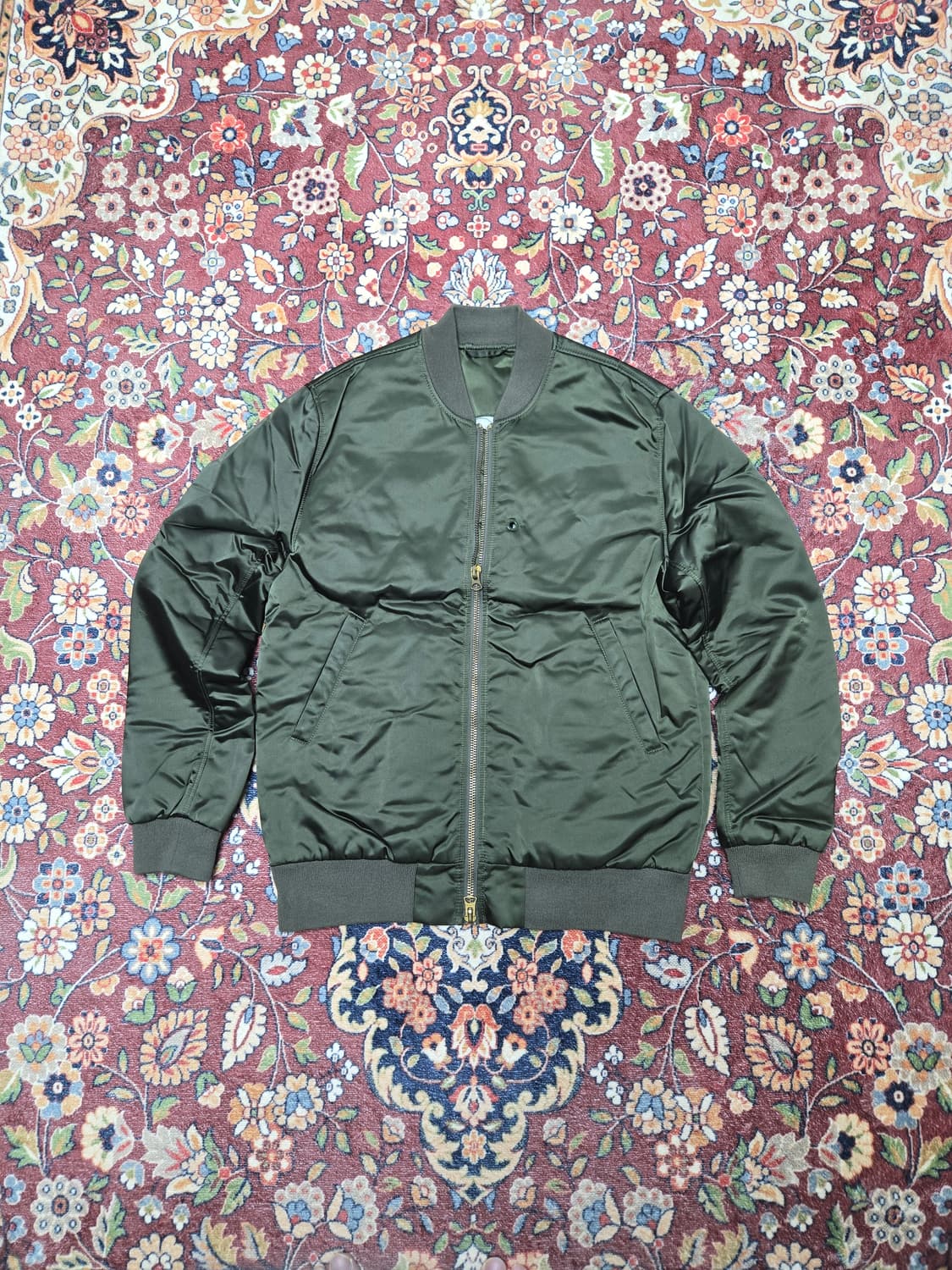 Acne Studios Selo Satin Bomber Jacket 상품이미지1