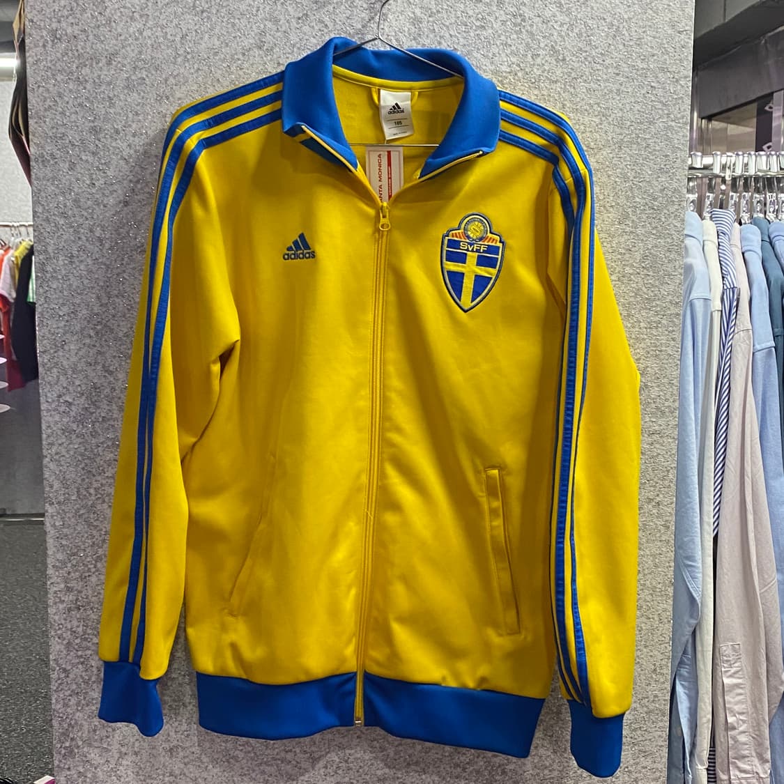 아디다스 SVFF 옐로우 트랙탑 져지 B3332 상품이미지2