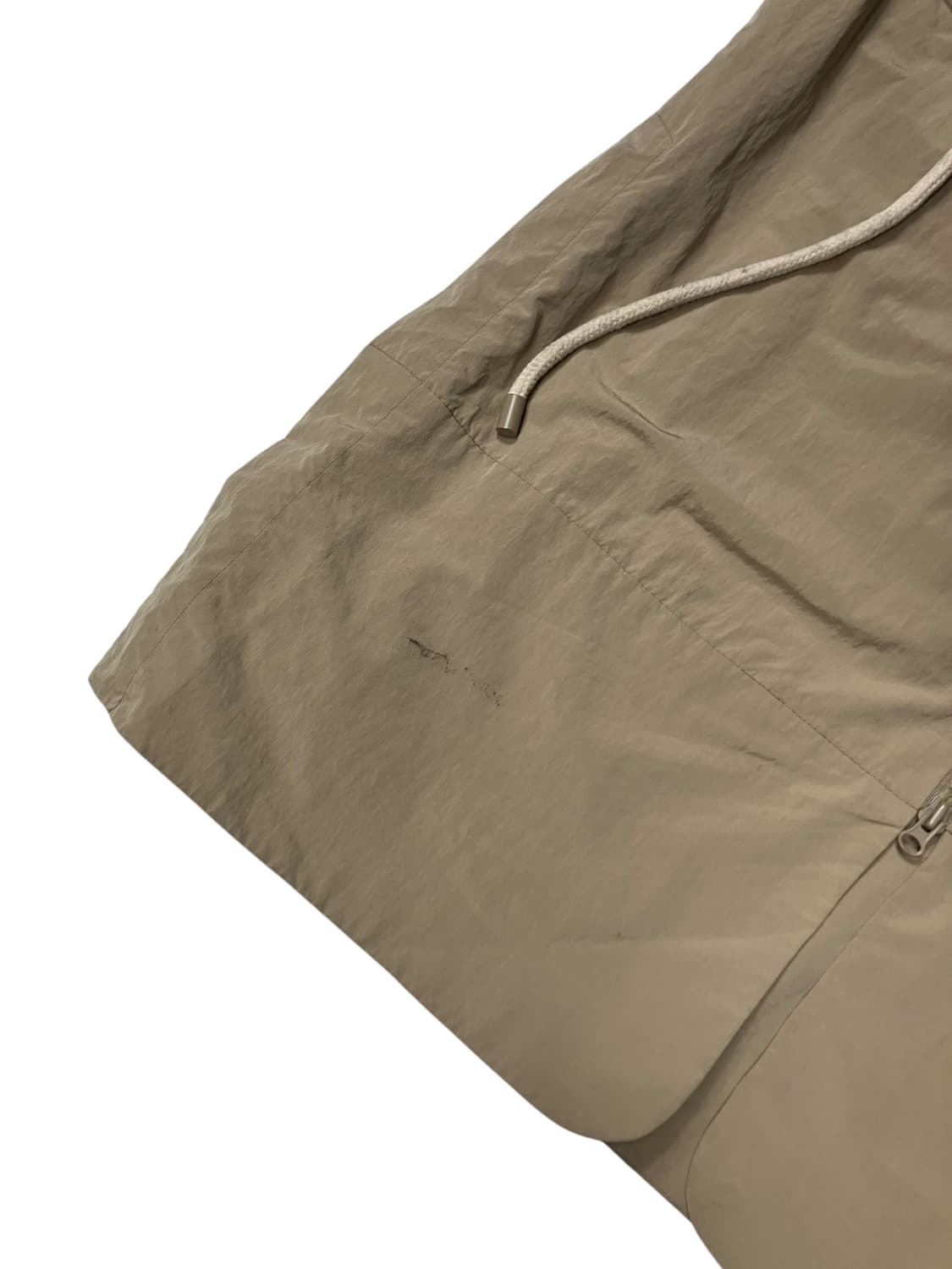 써스데이 아일랜드 야상 베이지 롱 자켓 바람막이 S 상품이미지6