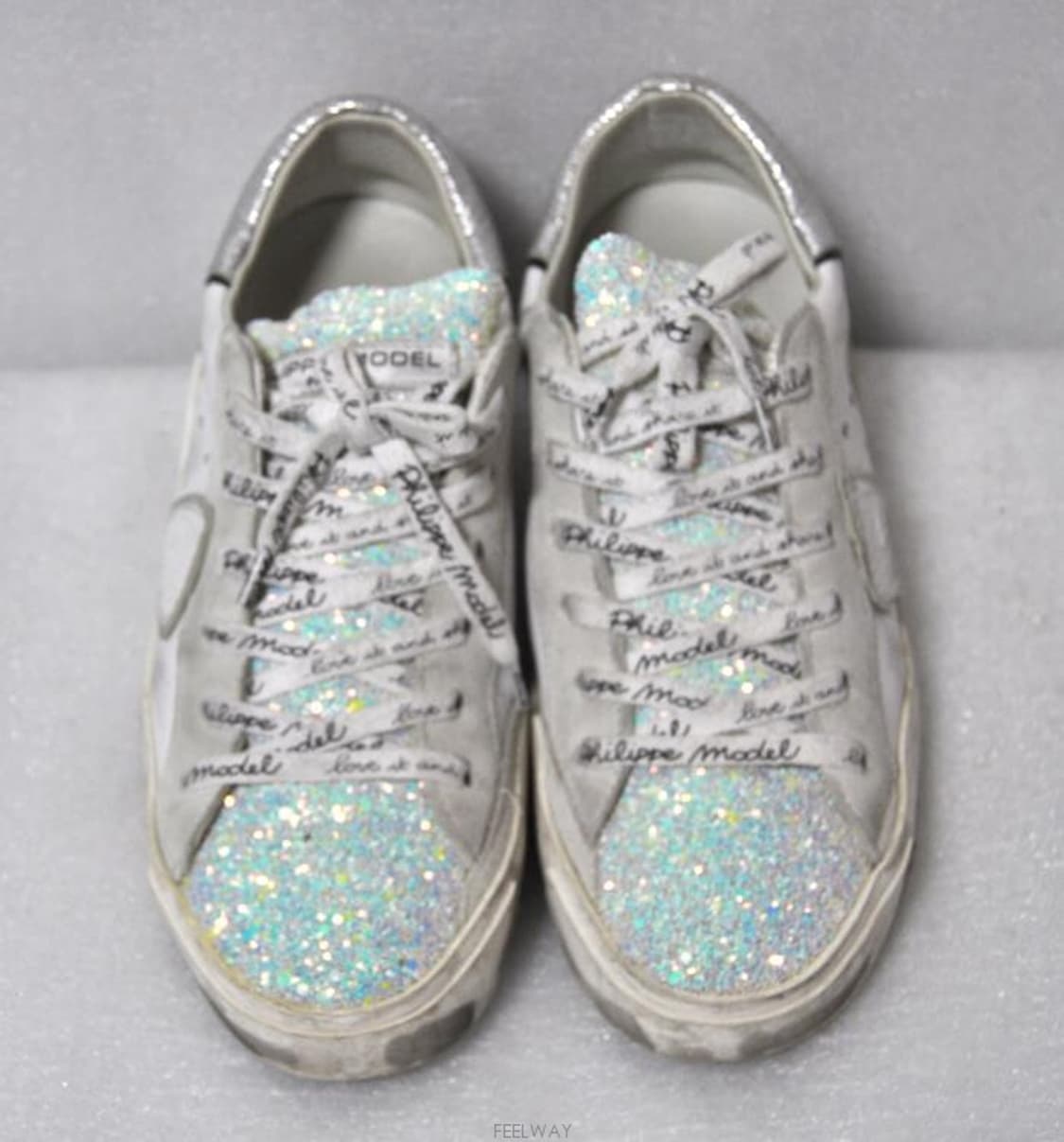 필립모델/여성글리터혼방스니커즈(사이즈230) 상품이미지2