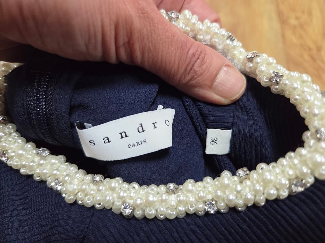 산드로(sandro) 진주넥 원피스 55 상품이미지8