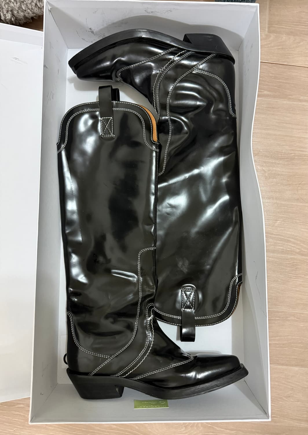 가니 웨스턴 롱부츠 38사이즈 상품이미지3