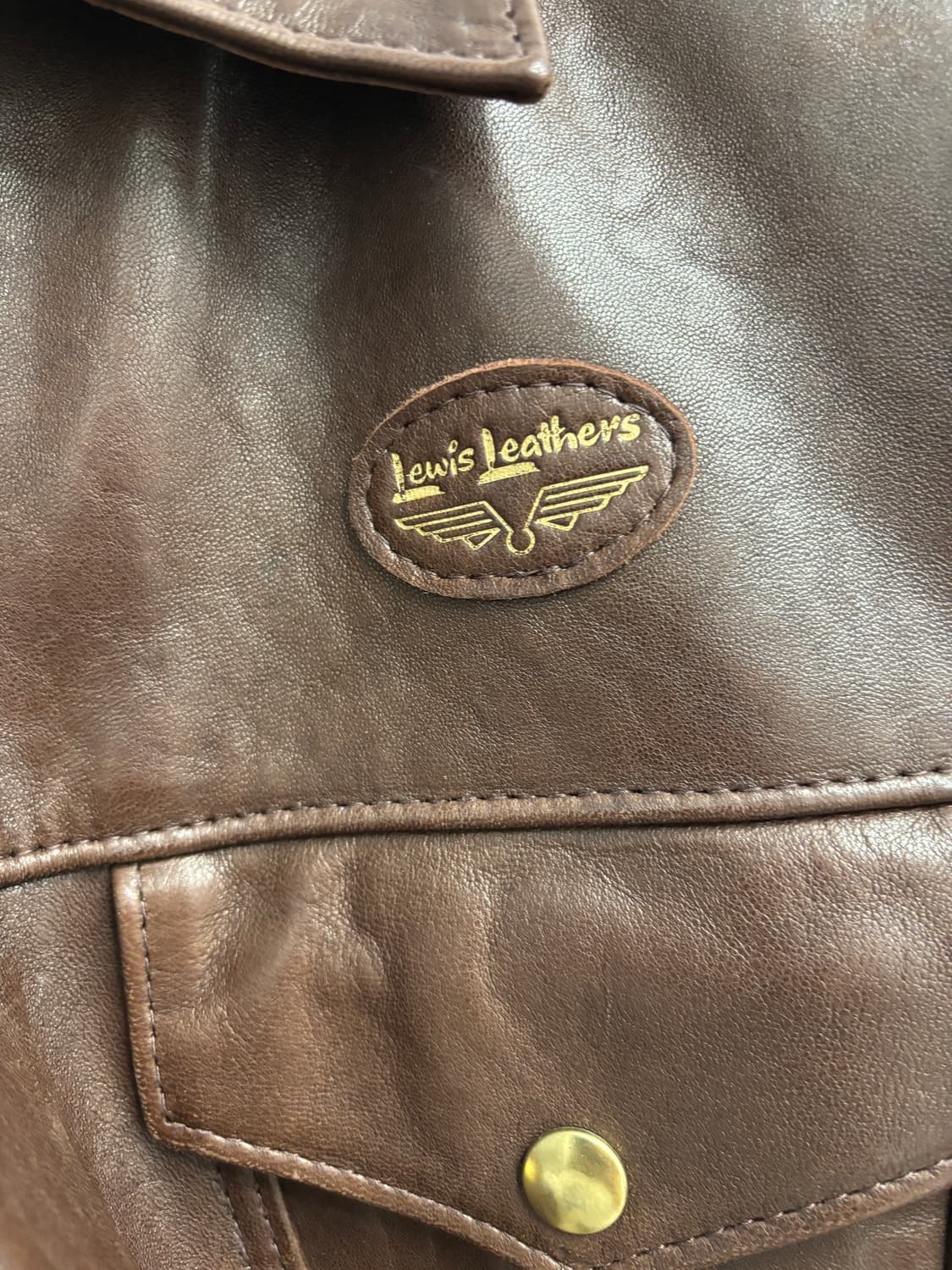 Aviakit Lewis leathers chestnut  상품이미지3