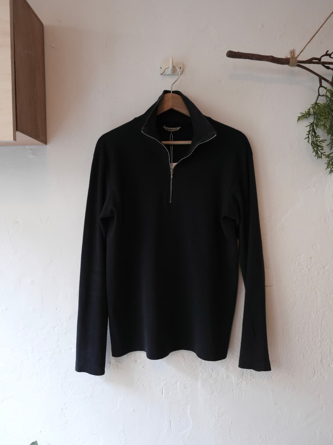 오라리 하프집 롱슬리브 상품이미지1