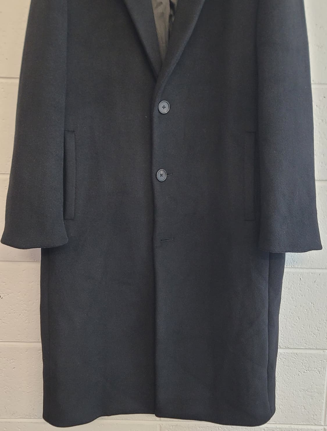 [105~110] 무신사스탠다드(무탠다드) 캐시미어 롱코트 판매 상품이미지4