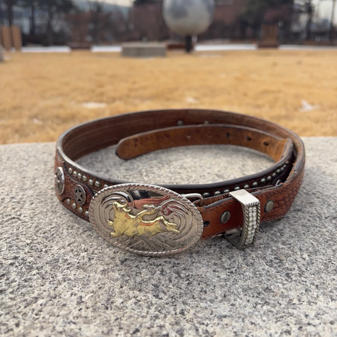 불 & 카우보이 모티브 웨스턴 버클 상품이미지5