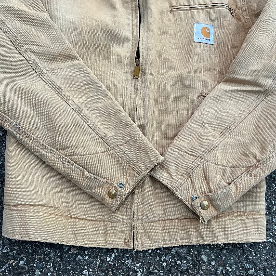 90년대 칼하트 디트로이트 자켓 브라운 상품이미지6