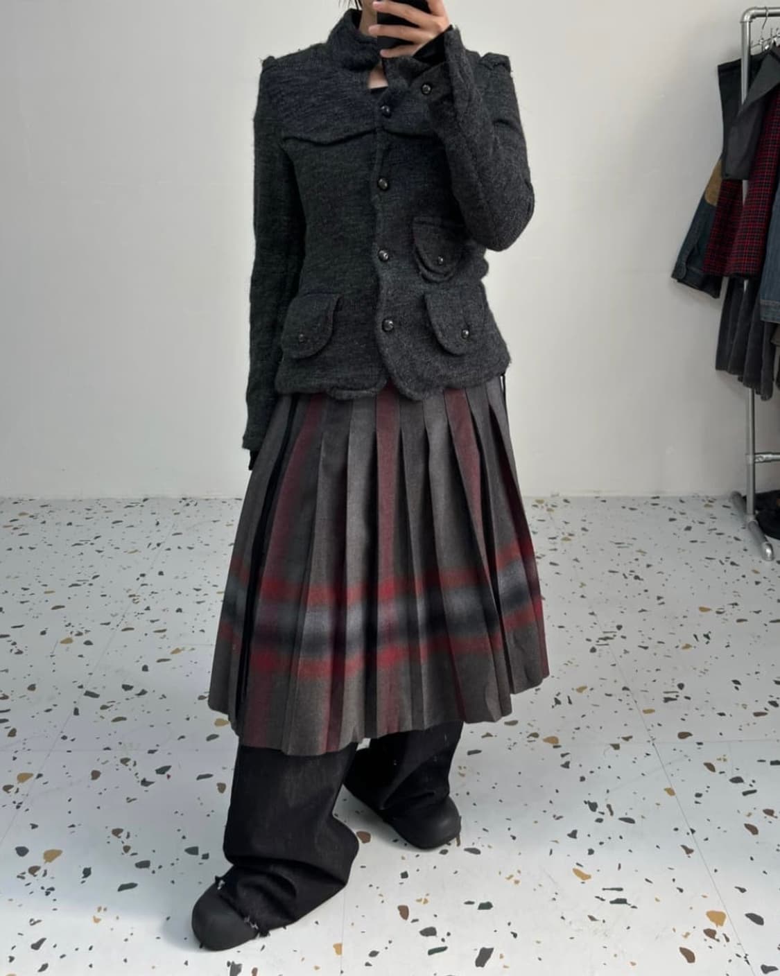 빈티지 니트 자켓 상품이미지2