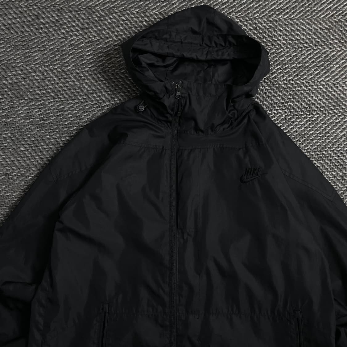 00s 나이키 올드스쿨 언발란스 윈드 바람막이 자켓 블랙o 4300 상품이미지4