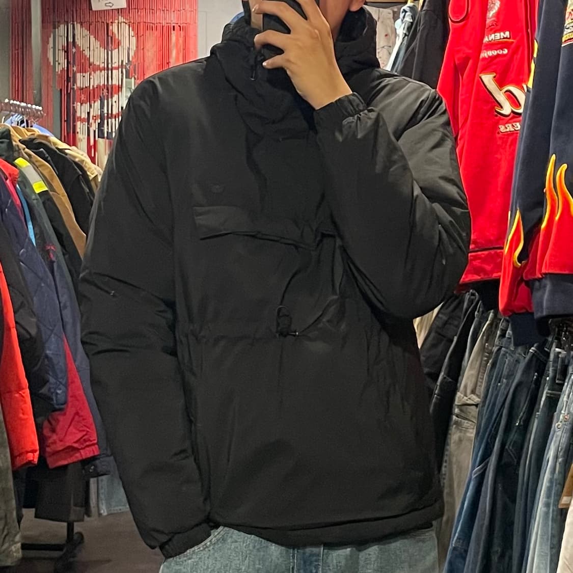 [IM] adidas 아디다스 블랙 아노락 패딩 상품이미지3
