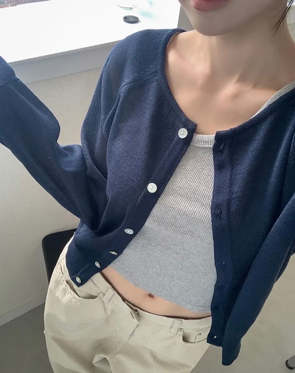 린넨가디건 새상품 상품이미지7