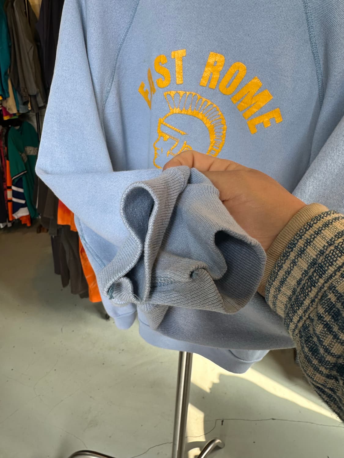 90s 50/50 프린팅 스웻 셔츠 made in usa 상품이미지6