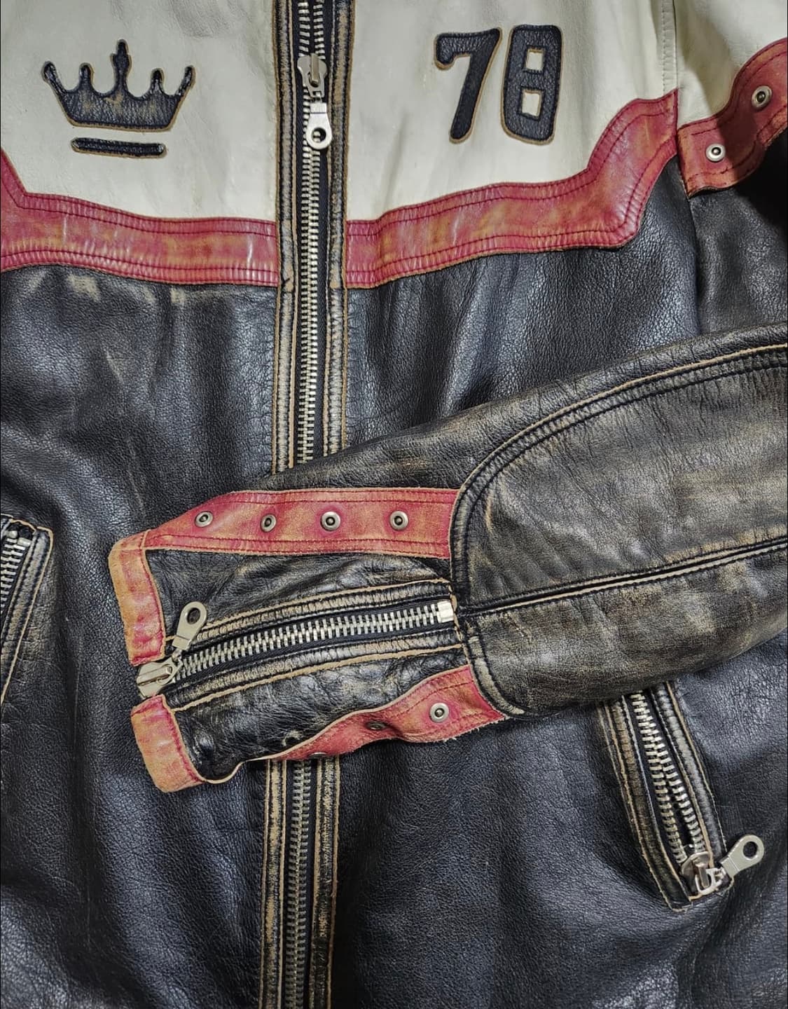 일본 빈티지 가죽자켓 상품이미지3