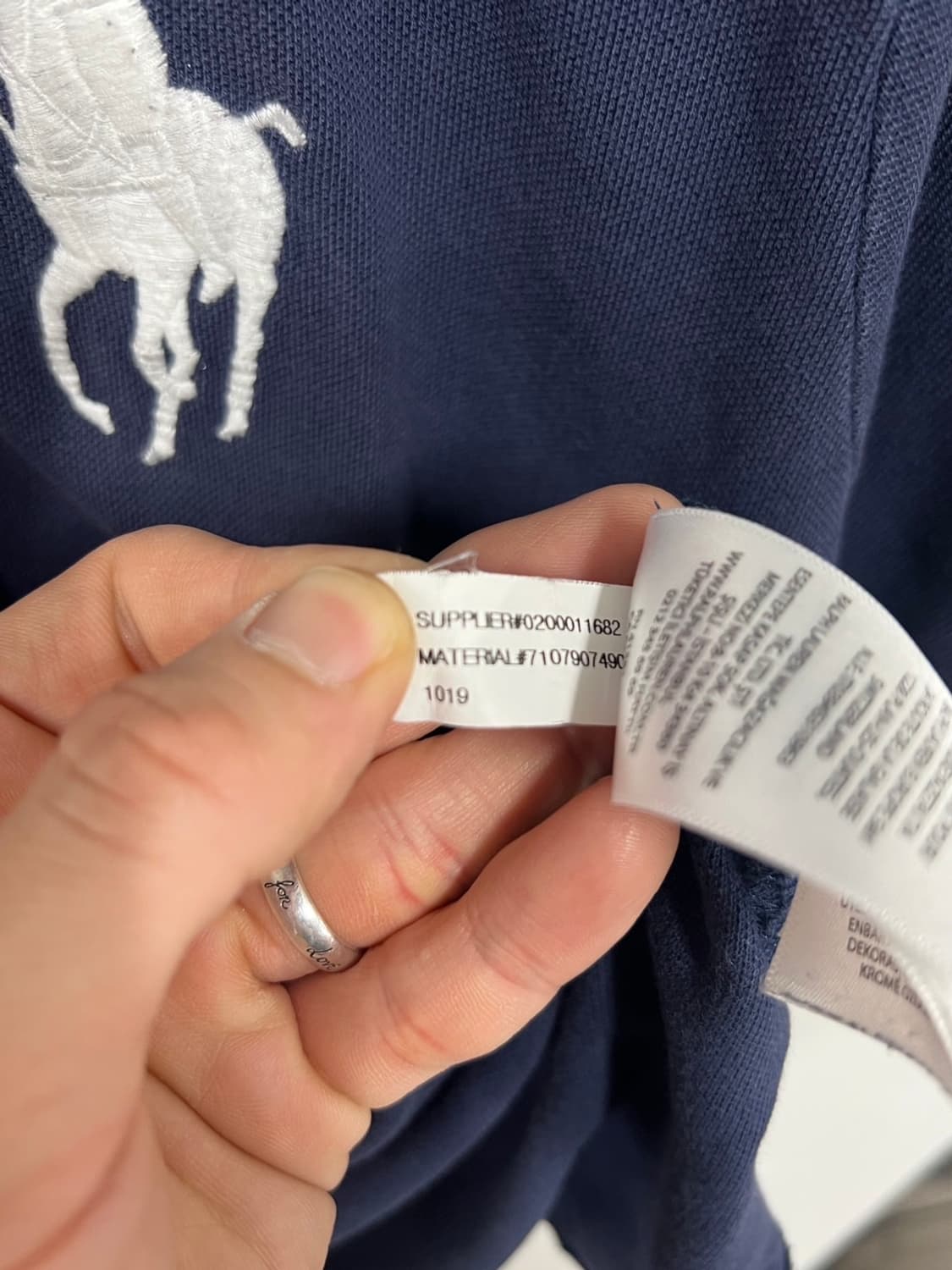 폴로 랄프로렌 요트클럽 빈티지 빅포니 반팔 티셔츠 상품이미지8