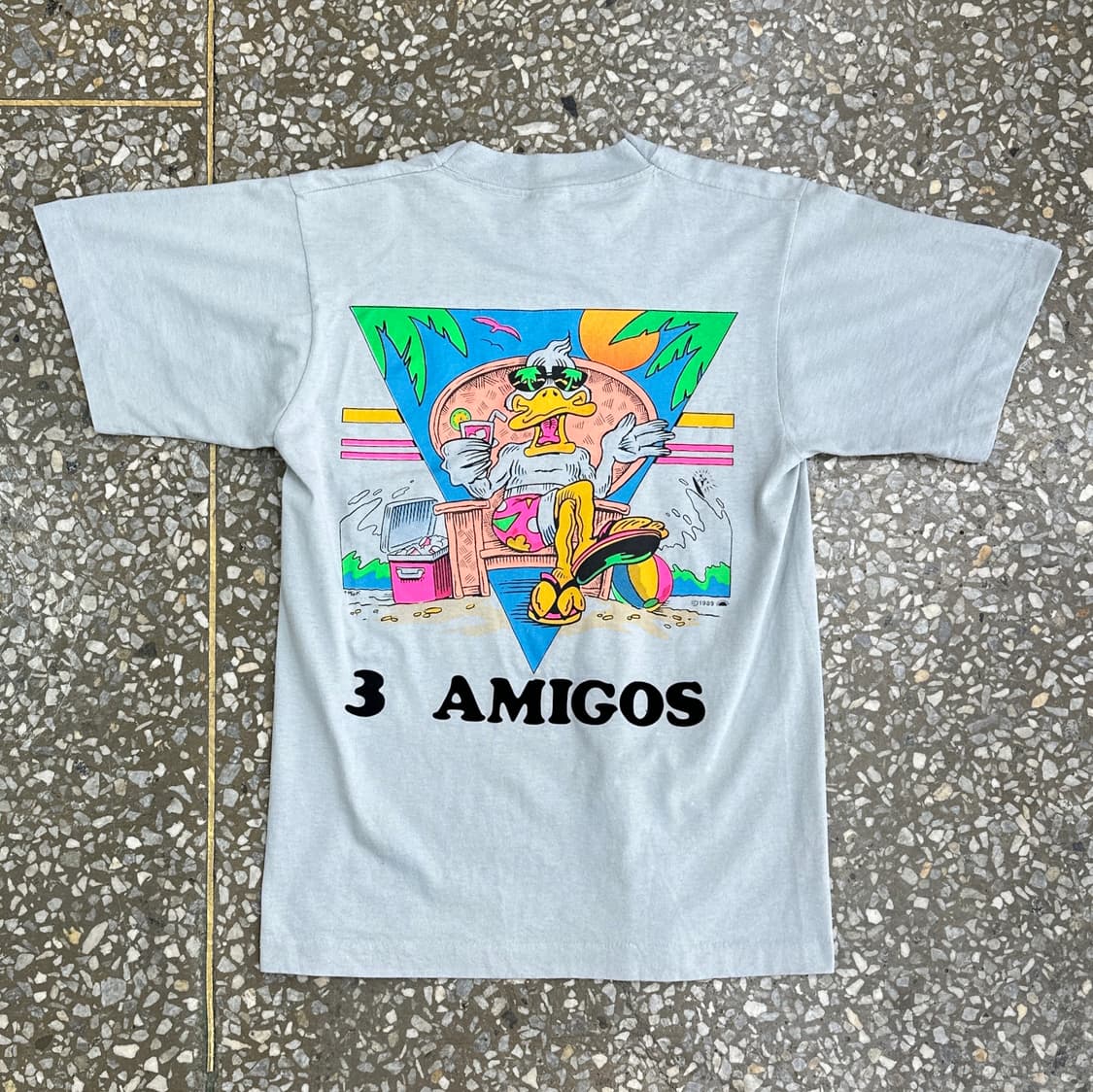 80s USA Dick 빈티지 싱글스티치 티셔츠 M 상품이미지3