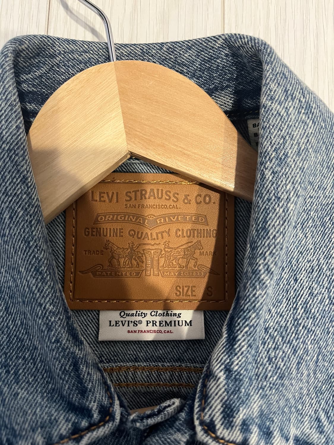 리바이스 프리미엄 트러커 자켓 S 중청 빅E 상품이미지3