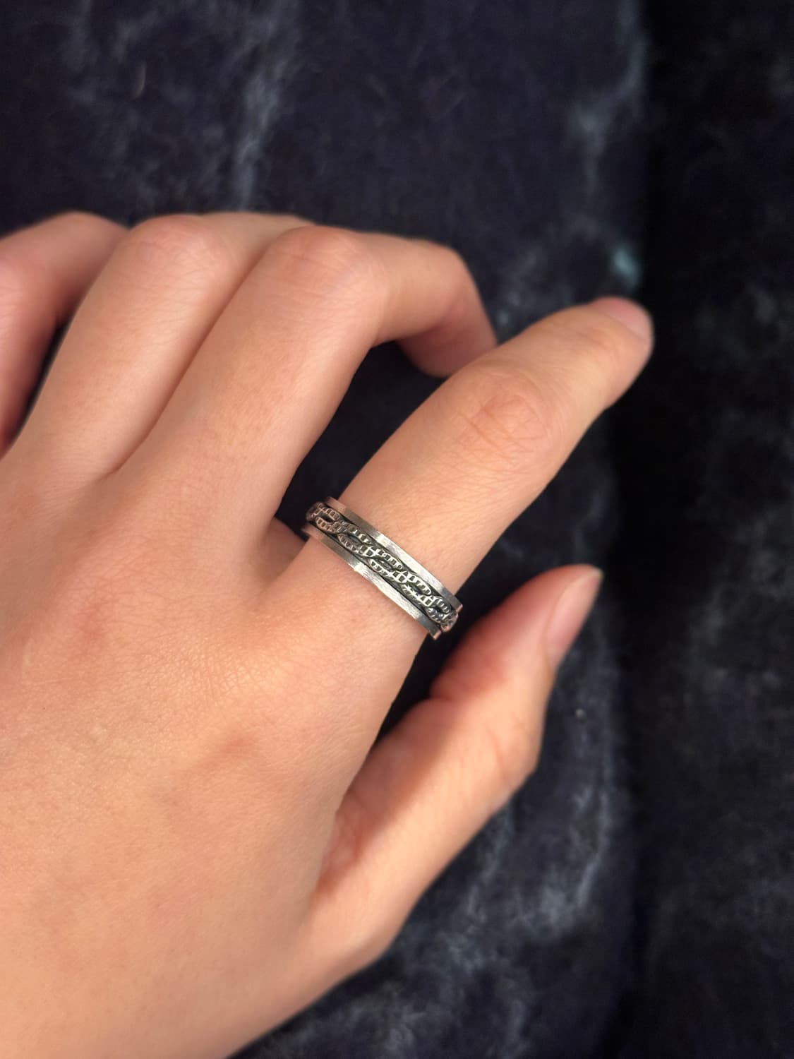 Chain Spin 925Silver Ring⚙️ 상품이미지6