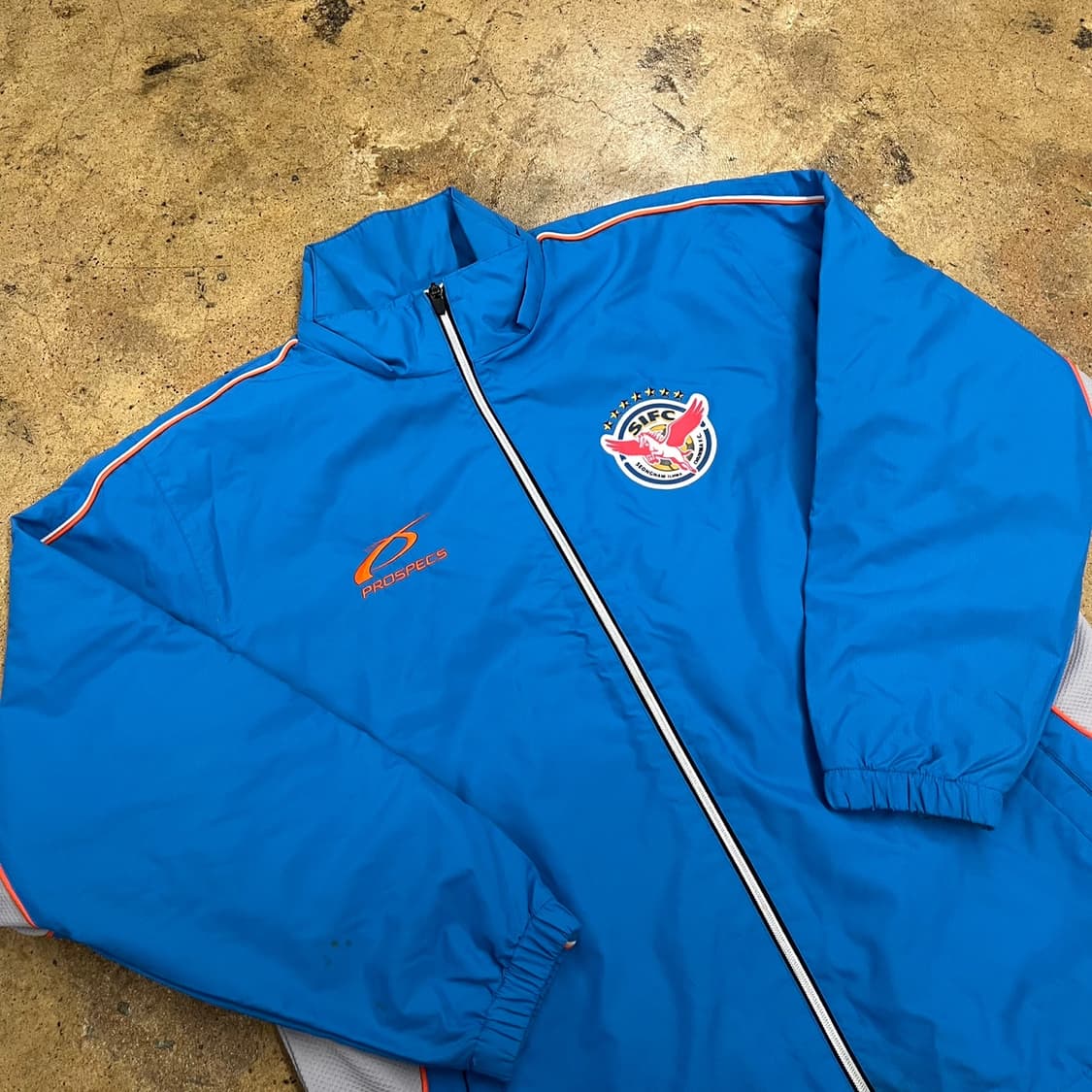 [정품/100] 프로스펙스 블루 트랙 자켓 점퍼 b16 상품이미지1