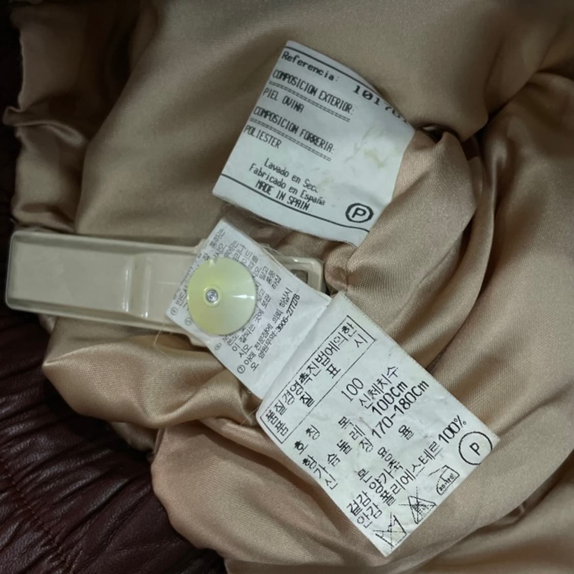 100 MUNPER 스페인 양가죽 A-2 플라이트 자켓 상품이미지6