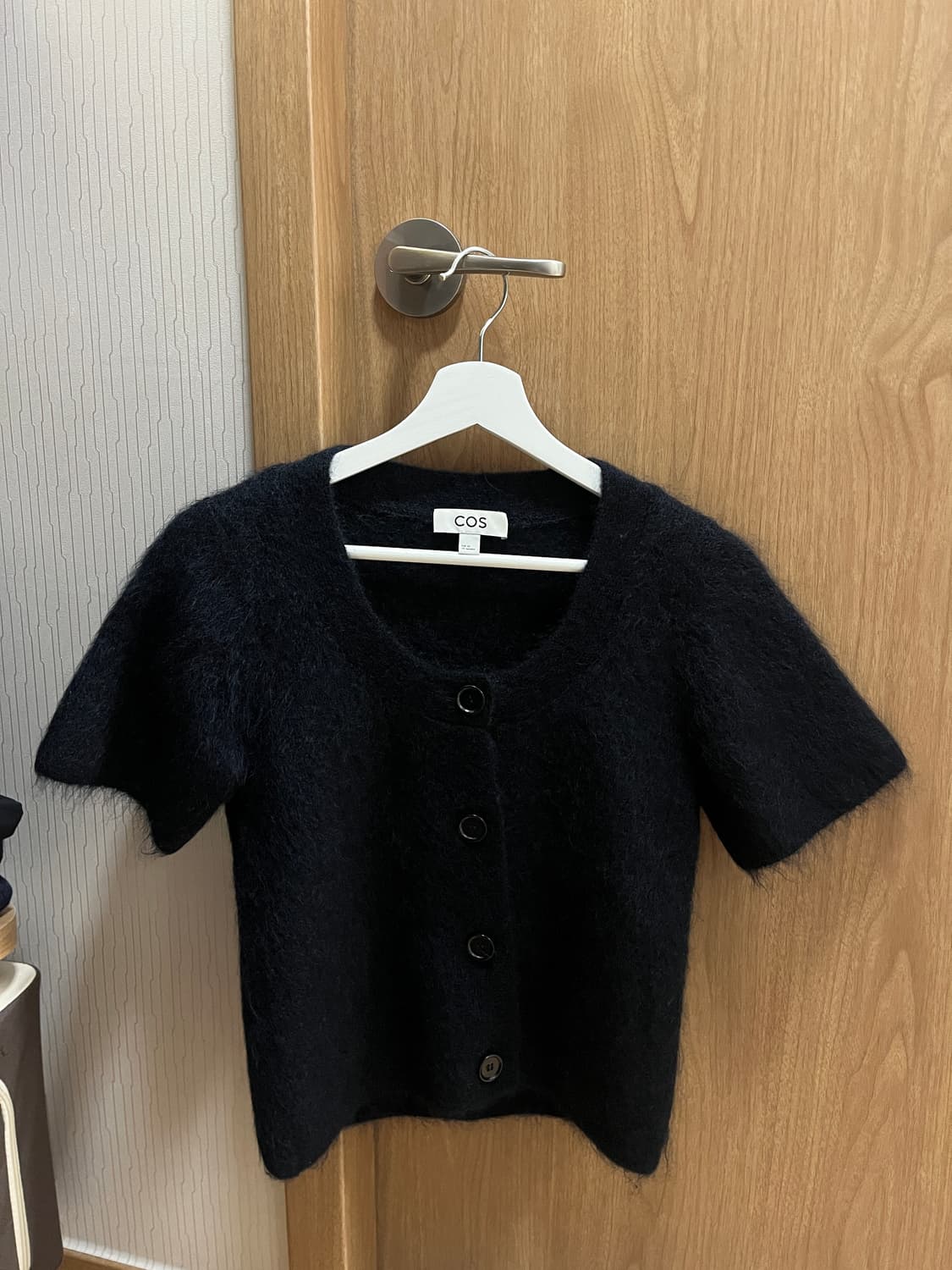cos 쇼트 슬리브 모헤어 가디건 상품이미지2