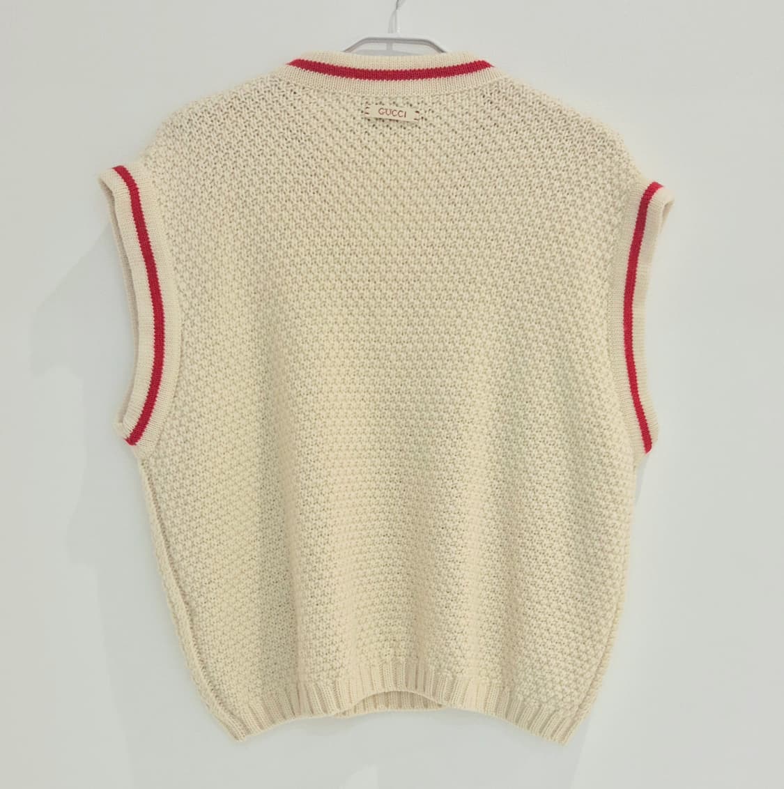 구찌 울 케이블 니트 베스트 상품이미지2