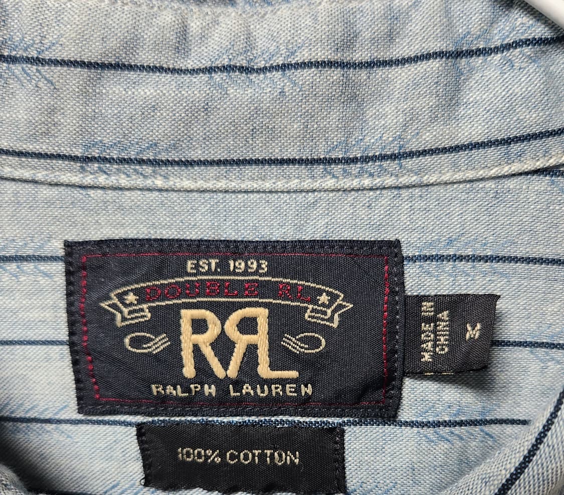RRL 더블알엘 스트라이프 워크 셔츠 M 상품이미지3