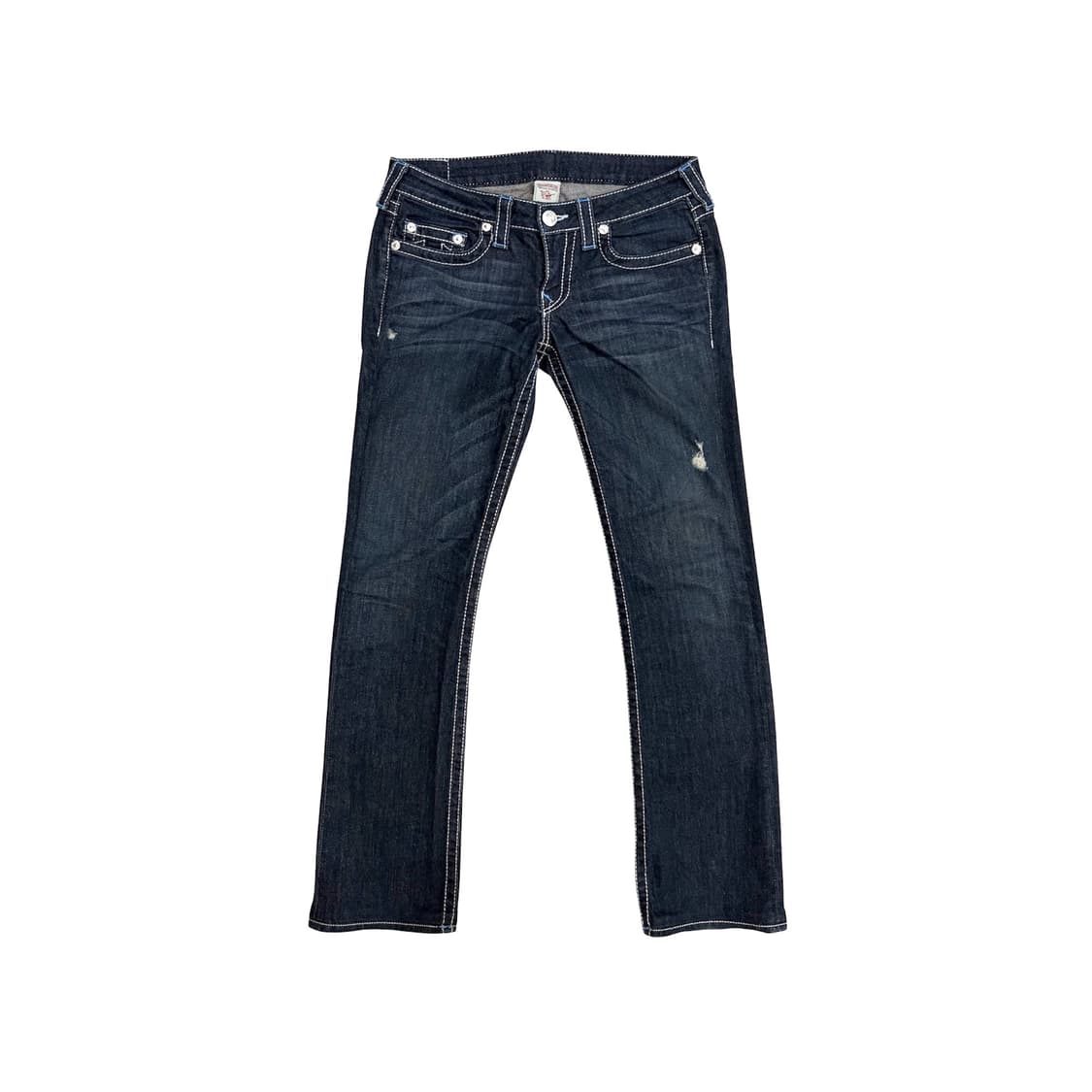 트루릴리젼 USA 여성 스트레이트 스판 데님 팬츠 (30) 실측 32 쯤 상품이미지2