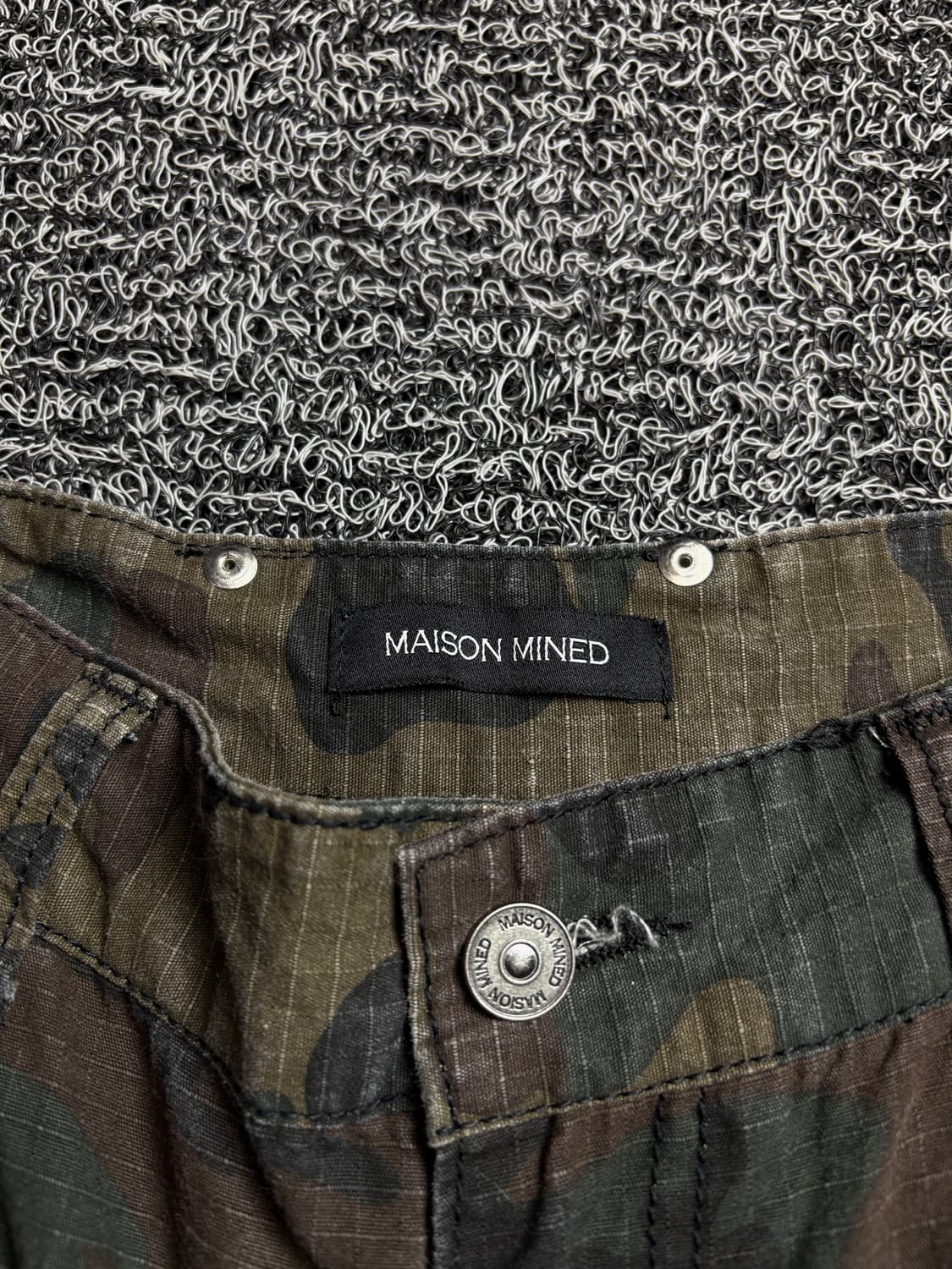 메종미네드 카모플라쥬 립스탑 카고 퍼티그 팬츠 1988 상품이미지3