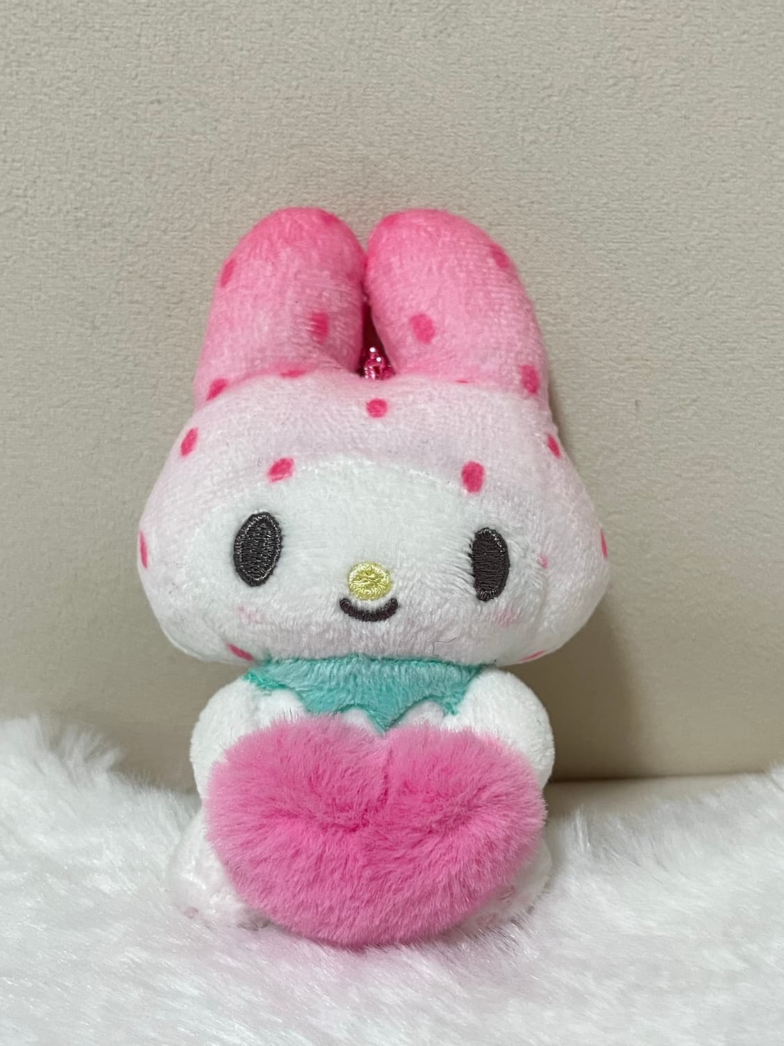 핑크딸기 마이멜로디인형 키링 상품이미지1