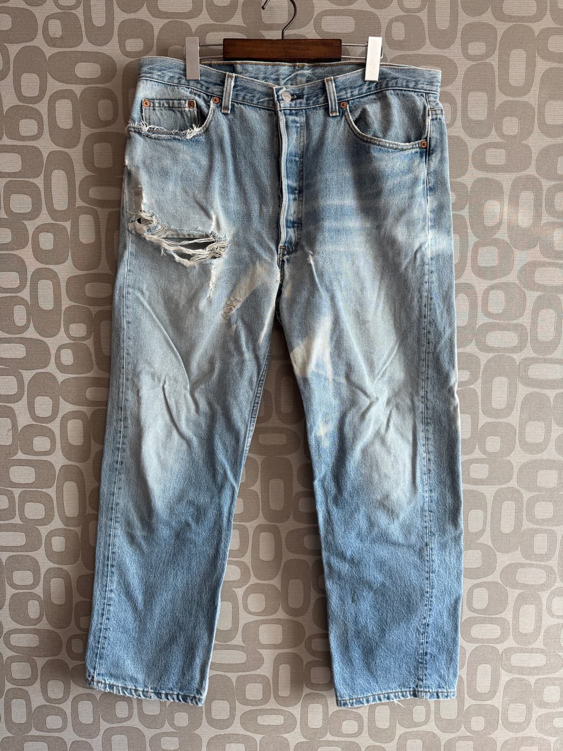 Levi's 리바이스 USA 빈티지 501 커스텀 데님 청바지 38 상품이미지1