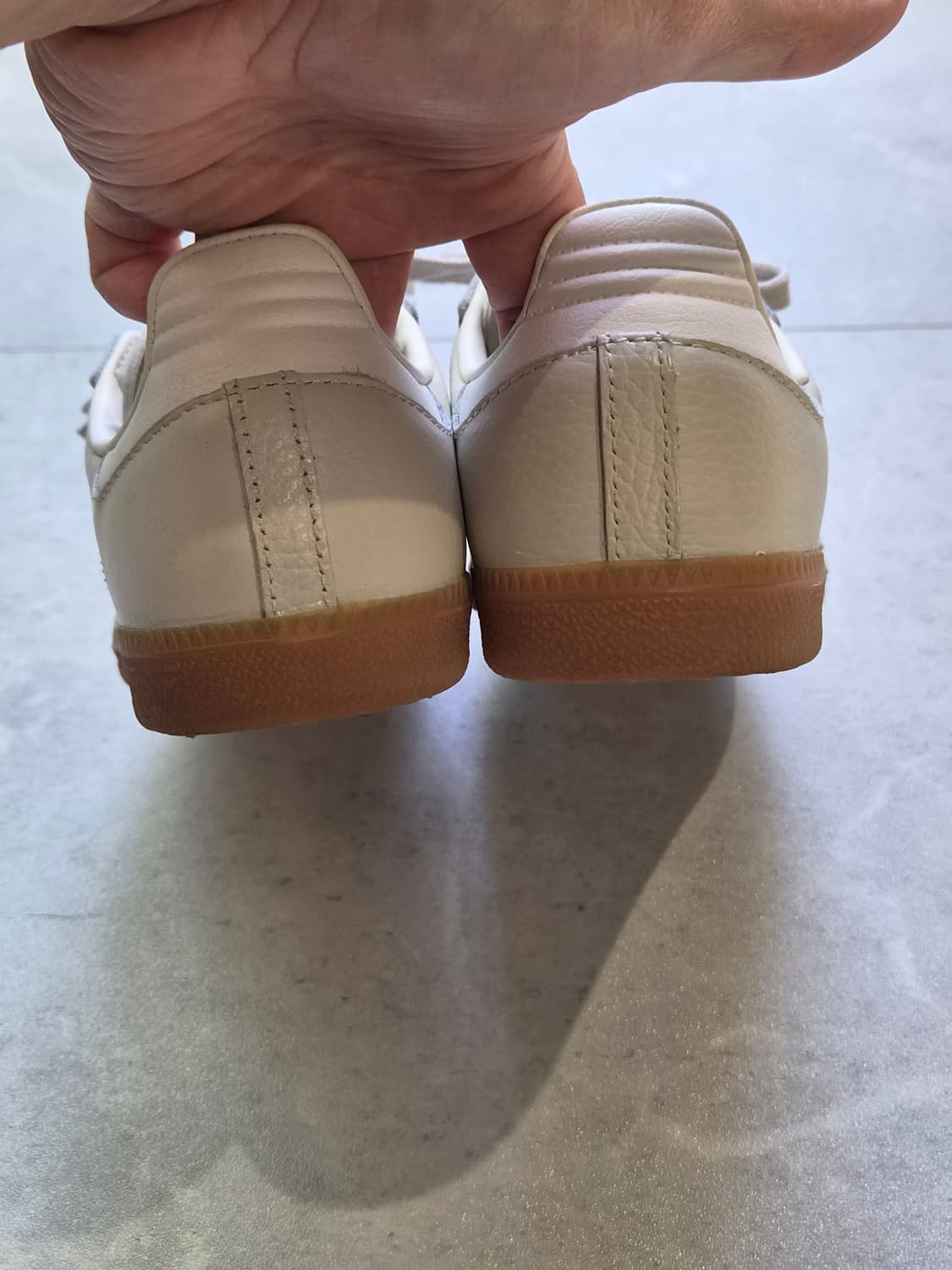 아디다스 삼바 OG 알루미늄 초크 화이트 상품이미지5