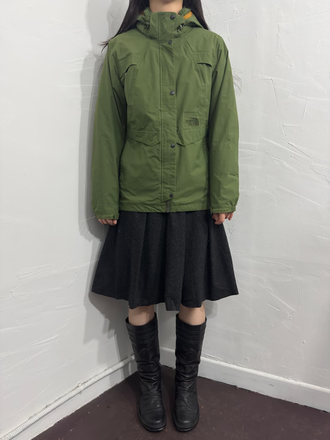 the north face green hood jacket 상품이미지3