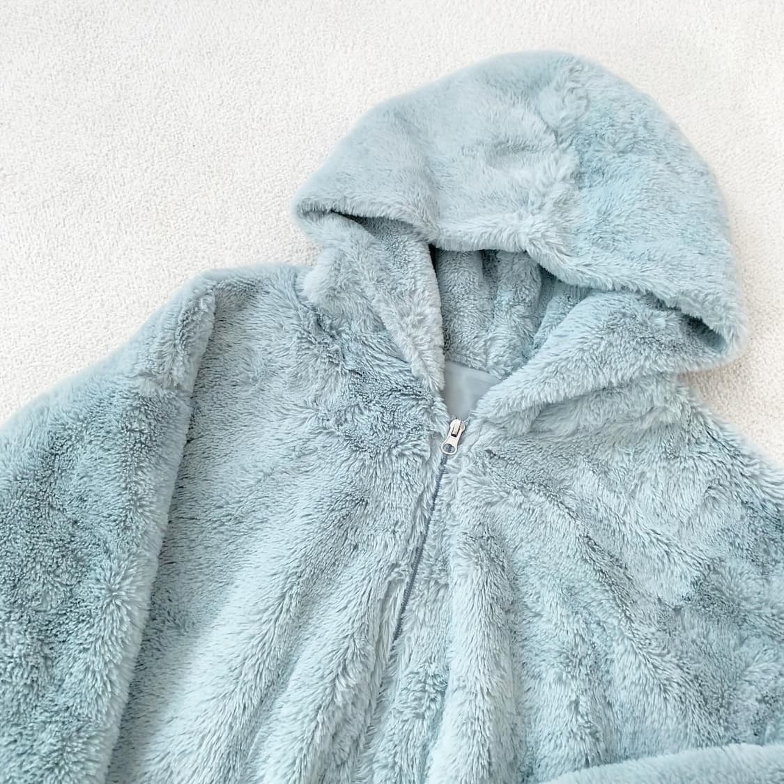 뮤트블루 아방핏 폭닥 아우터 상품이미지2