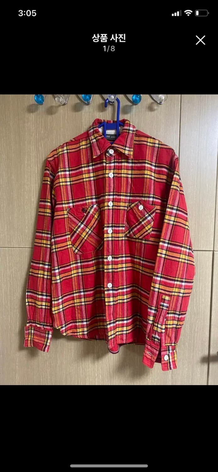 [FOB FACTORY] 코튼 체크 셔츠 L사이즈 JAPAN-MADE 상품이미지1