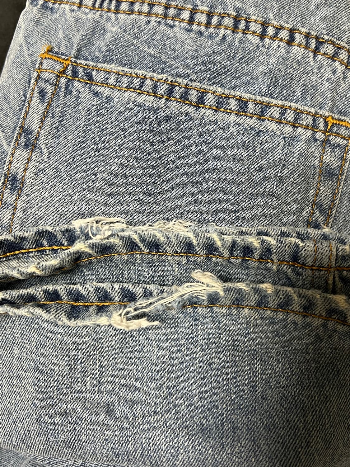 페이탈리즘 와이드 데님 청바지 44 상품이미지5