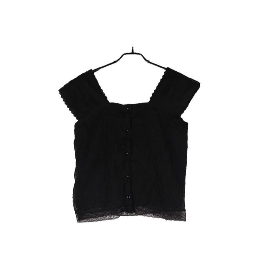 일본 빈티지 레이스 민소매 블라우스 카메빈티지 마루빈티지 상품이미지2