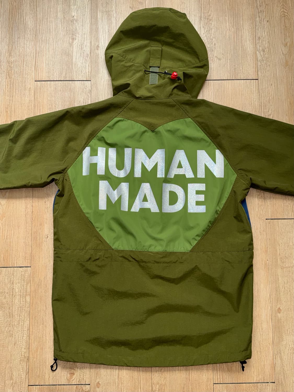 휴먼메이드 3-레이어 쉘 자켓 올리브 드랩 상품이미지1