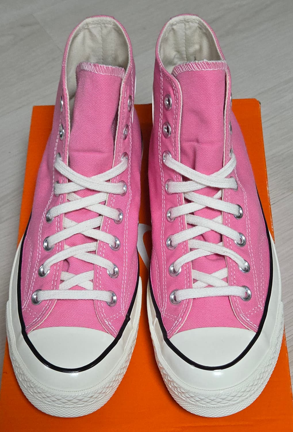 컨버스 척70 하이 빈티지 캔버스 핑크 상품이미지3