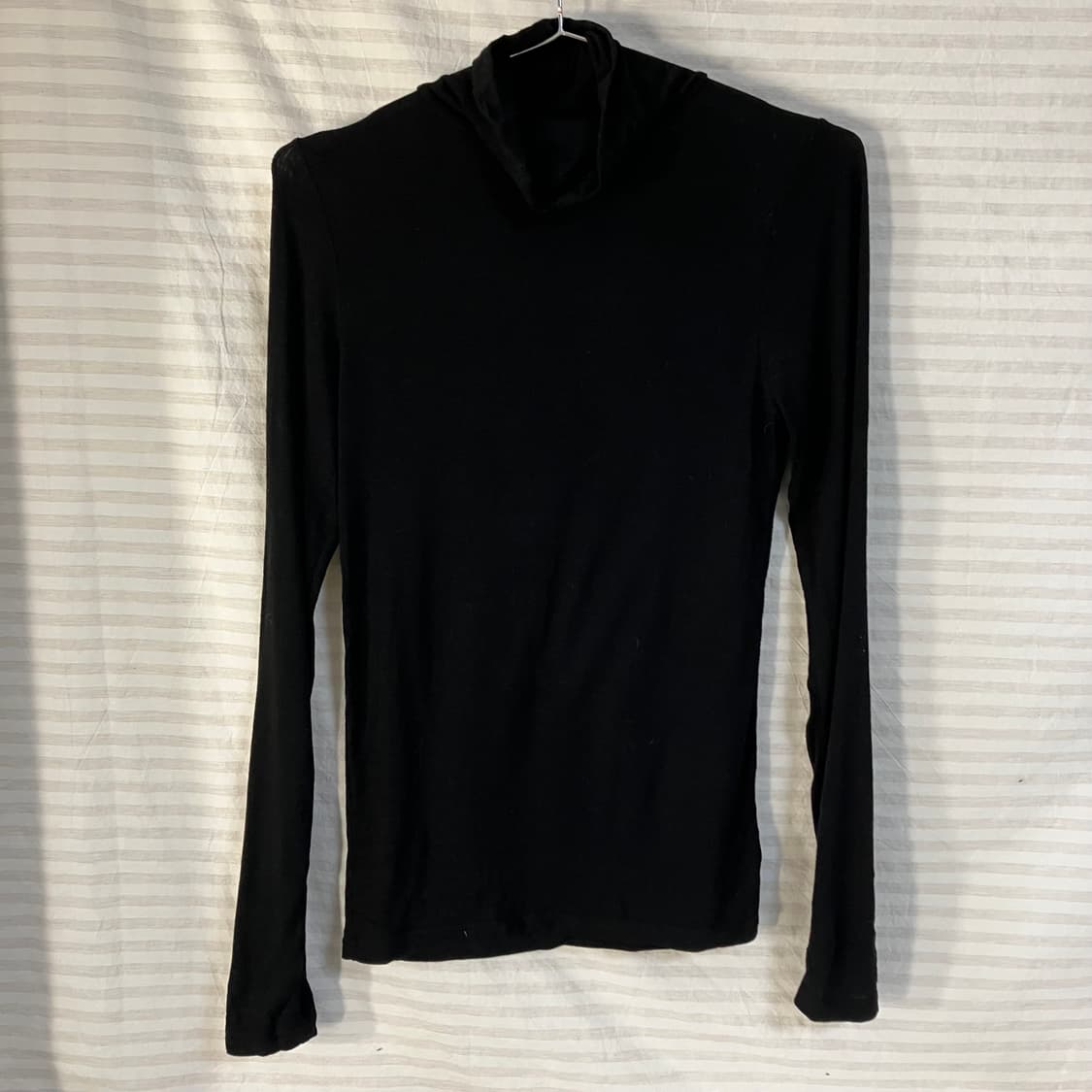 빈티지 블랙 폴라 이너 긴팔 1001 y2k 스트릿 갸루 펑키 일본빈티지 상품이미지2