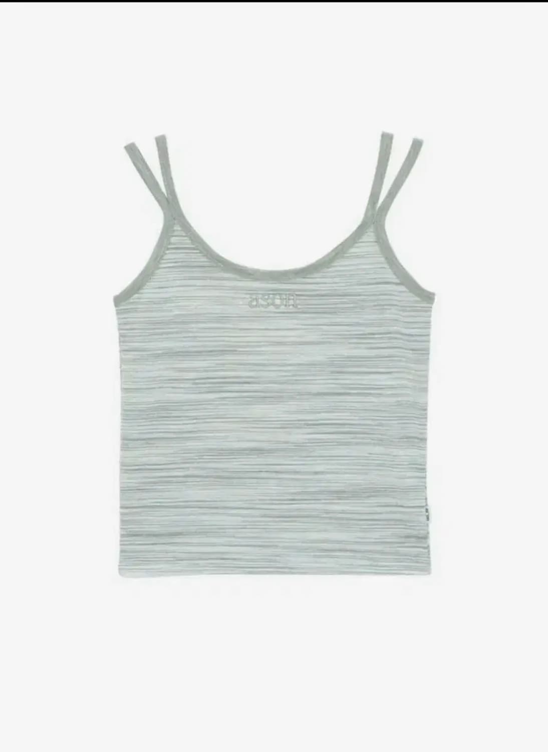 애즈온 웨이브 슬리브리스 그레이 wave sleeveless 상품이미지2