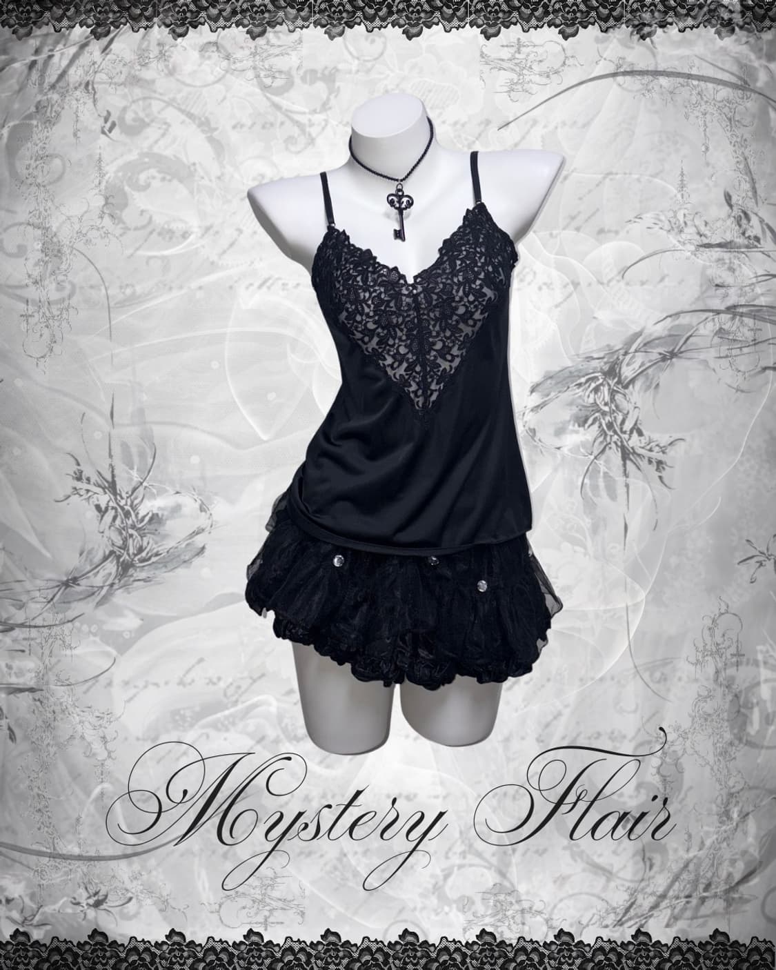 딥퍼플 프릴탑 포함 고스 세트 5pcs 상품이미지7