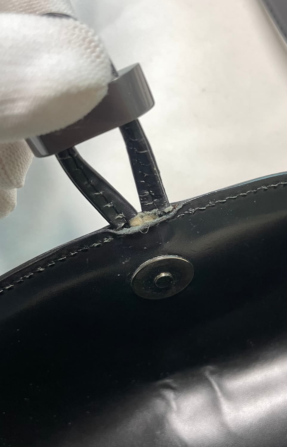 00‘s bally 캔버스 레더 숄더백 상품이미지9