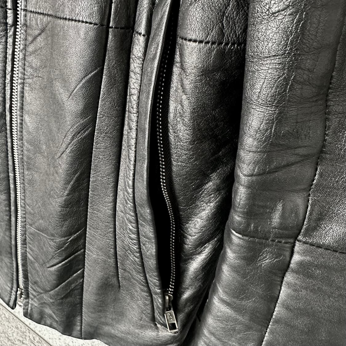 EKAM 002 lambskin leather jacket L 상품이미지5