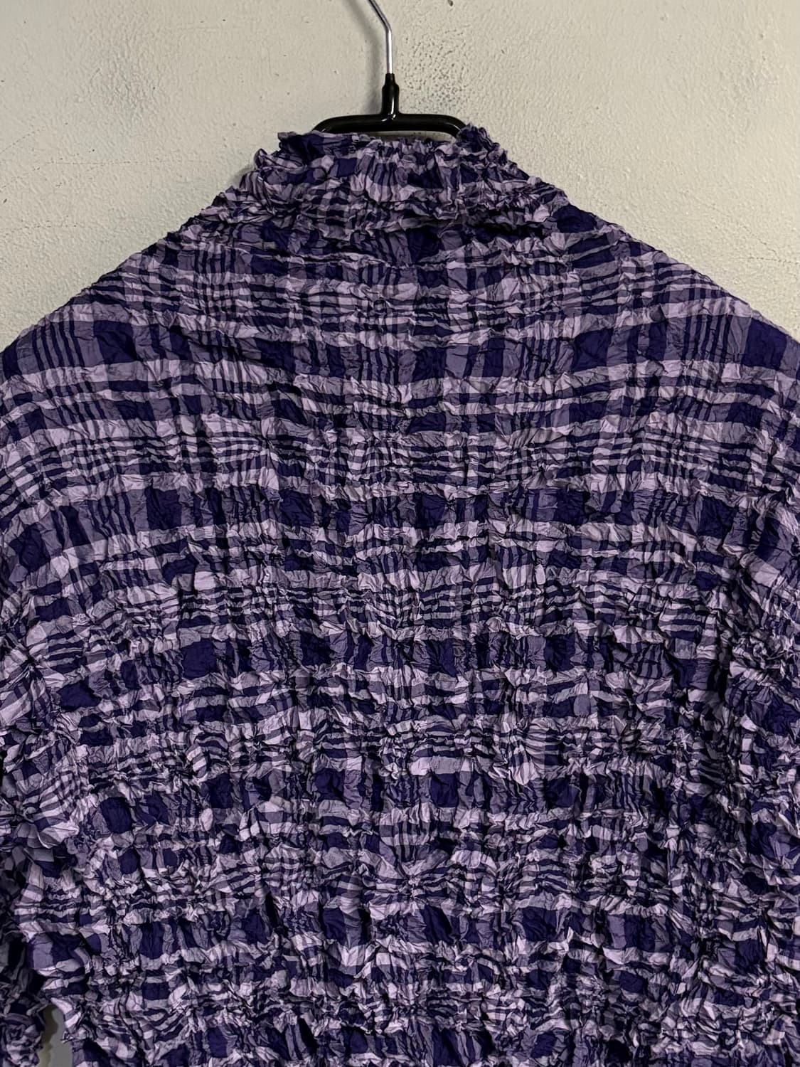 ISSEY MIYAKE me crinkle check shirt  상품이미지6