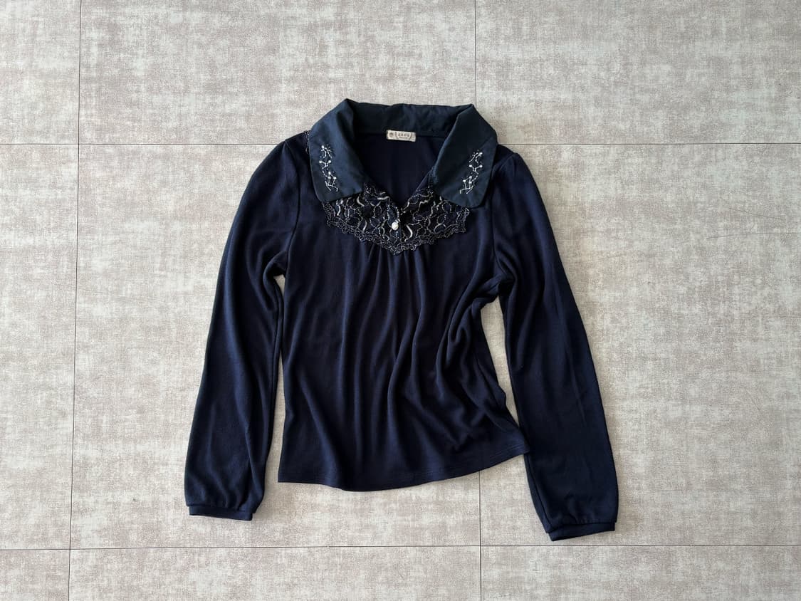 axes femme) collar top 상품이미지1