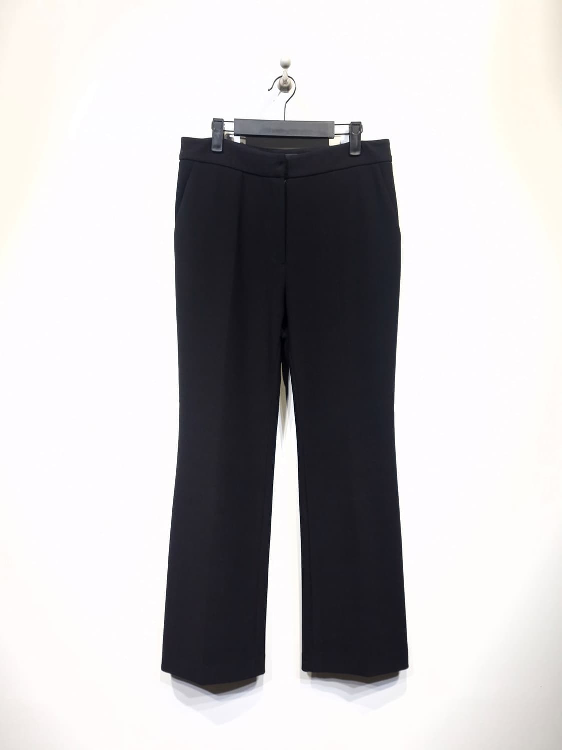 오르(ORR) 겨울 세미 부츠컷 스판 슬랙스 블랙 상품이미지1