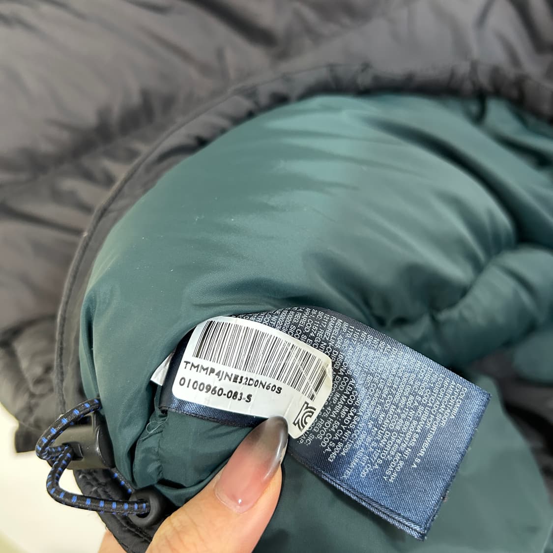 타미힐피거 남성 구스다운 패딩 (후드 분리형) 95 S 블랙 상품이미지5