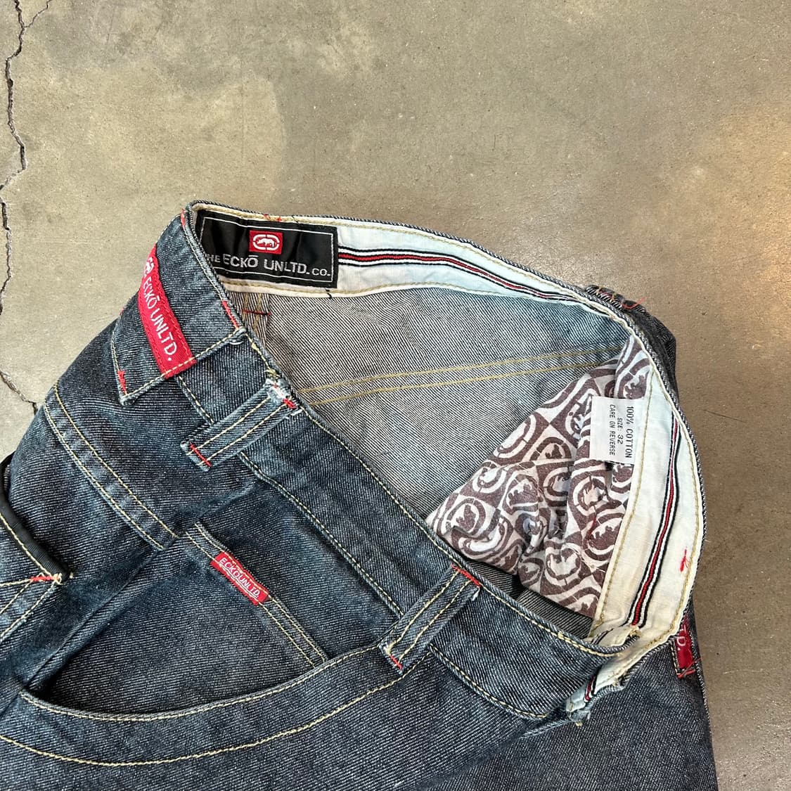 에코언리미티드 힙합 데님팬츠 상품이미지7