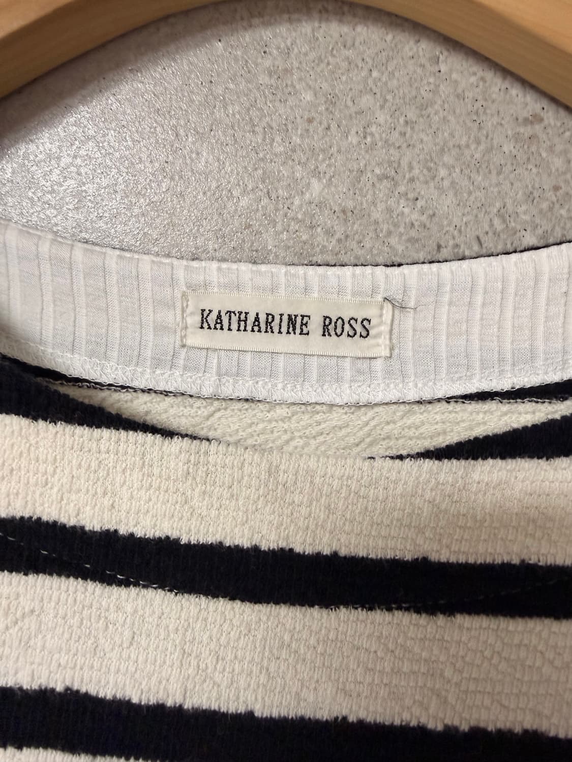 캐서린로즈 스트라이프 캡소매 프릴 일본브랜드 상품이미지2