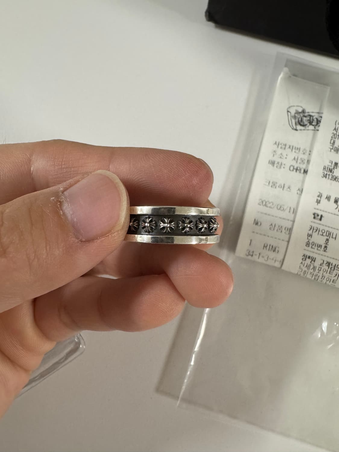 [US 7.5] 크롬하츠 미니플러스링 상품이미지6